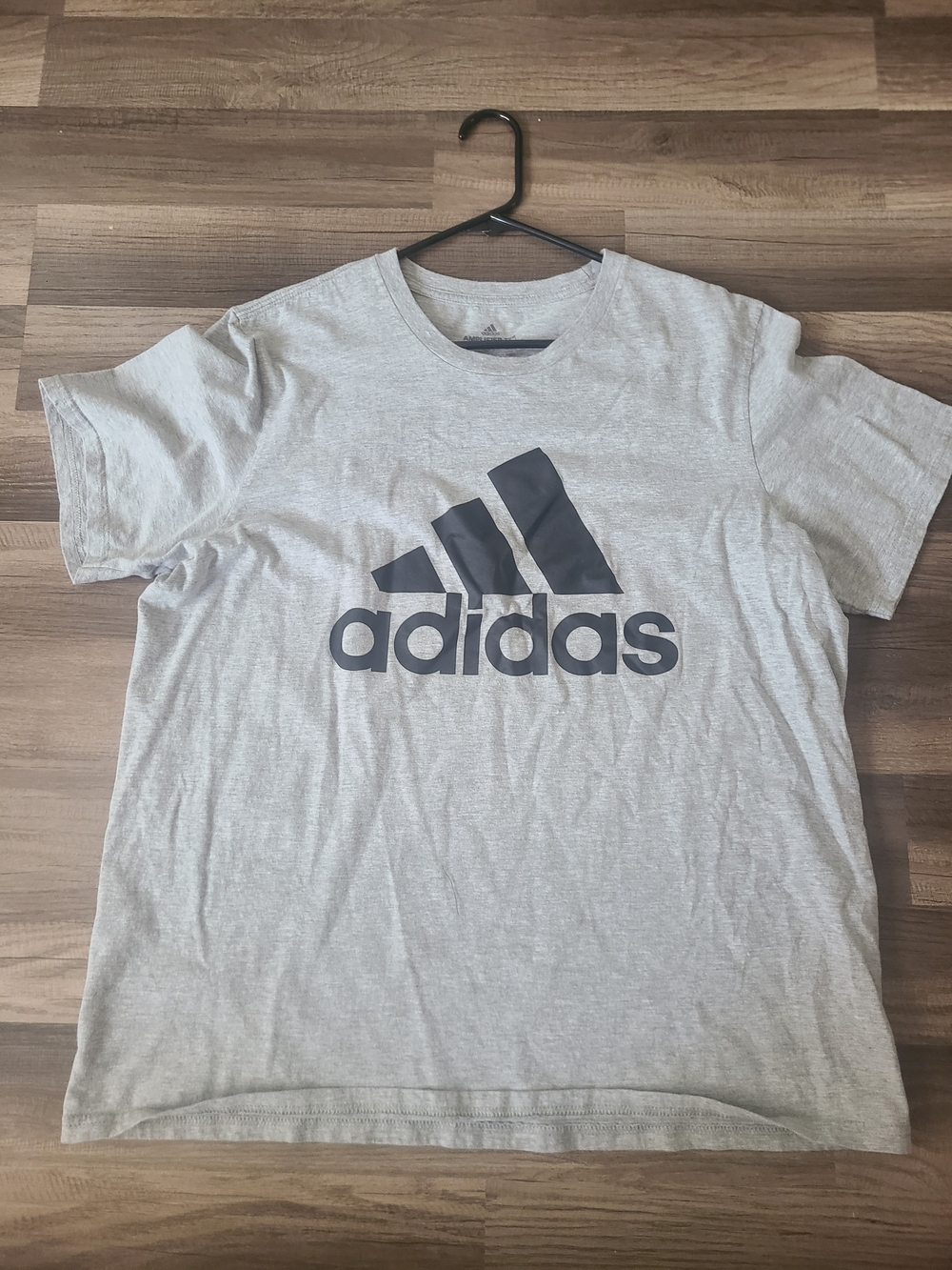 Adidas Men’s Grey Logo T-Shirt